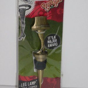 A Christmas Story Metal Leg Lamp Wine Bottle Stopper by ICUP - NEW